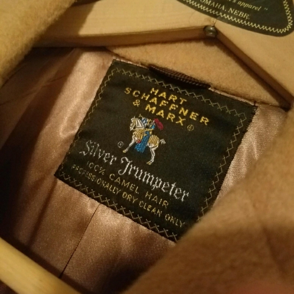 60s authentic cammel hair trenchcoat